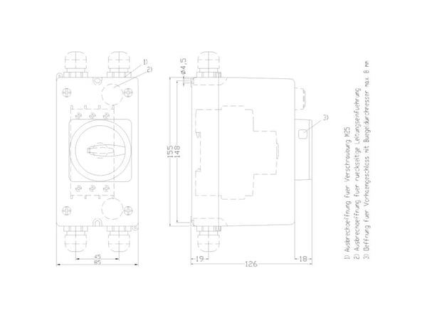 Siemens 3RV1923-1FA00 Effektkontakt-tilbehør 1 stk (B x K x T) 85 x 155 x 126 mm