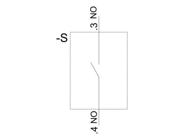 Siemens 3SU1851-0AB00-2AB1 Skåp IP66, IP67, IP69/IP69K 1 stk