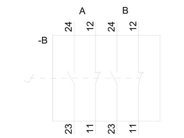 Siemens 3SE2903-1AA20 Jalkakytkin 6 A 2 x rajakytkin, 2 x katkaisukytkin IP65 1 kpl
