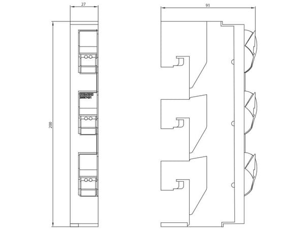 Siemens 3NW7431-0HG, IP20, 1 styck, 230,5 g, 222 mm, 130 mm, 29 mm