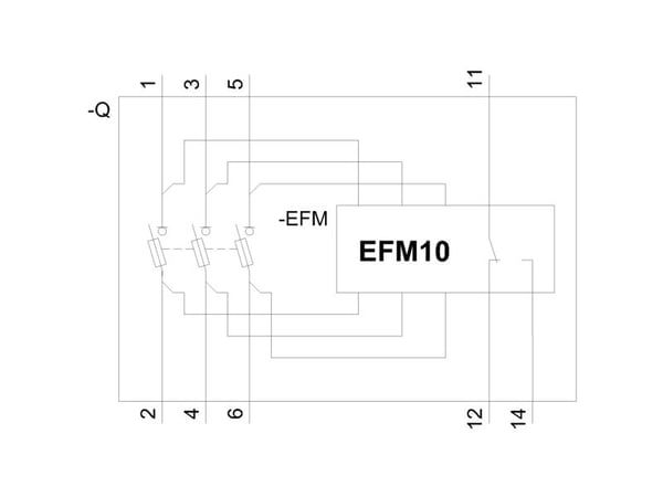 Sikringsafbr 3NP1 160A NH000 3P EFM10 40