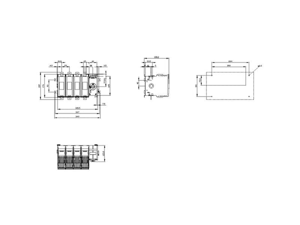 Siemens 3KF3425-4RF11, IP00, 1 styck, 6,86 kg, 250 mm, 390 mm, 250 mm