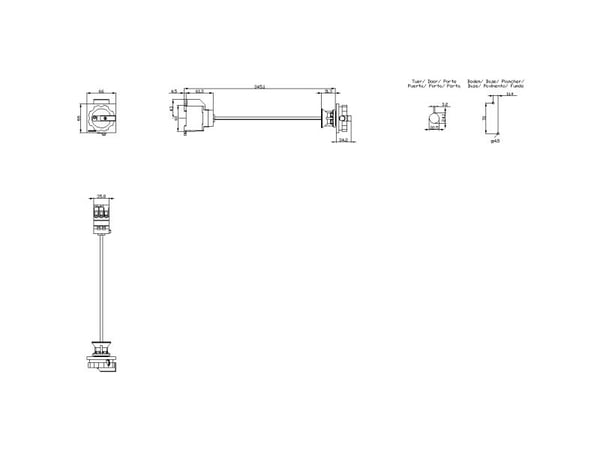 Siemens 3LD3048-0TK51, 3P, IP65, 60 mm, 68 mm, 83 mm, 420 mm