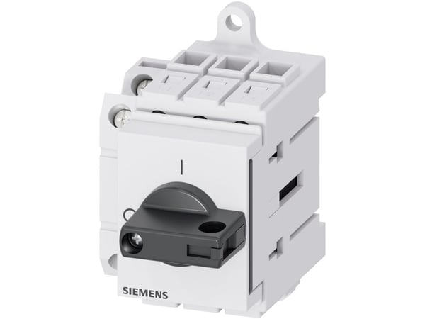 Kuormanjakokytkin Musta 3-napainen 16 mm² 63 A 1 x pääte- ja 1 x katkaisukosketin 690 V/AC Siemens 3LD34301TK11