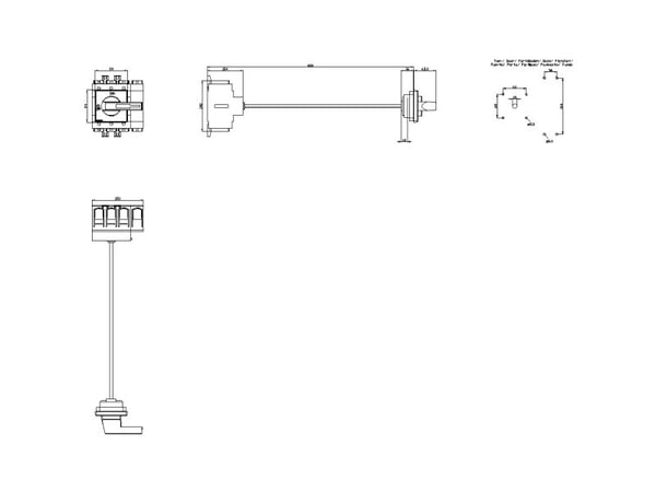 Siemens 3LD2418-1TL13, 4P, IP65, 169 mm, 229 mm, 645 mm, 315 mm