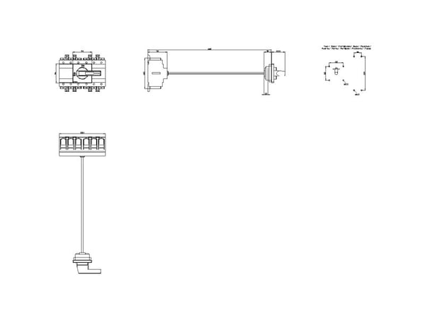 Lajittelu 6-napainen 185 mm² 250 A 690 V/AC Siemens 3LD24183VK11