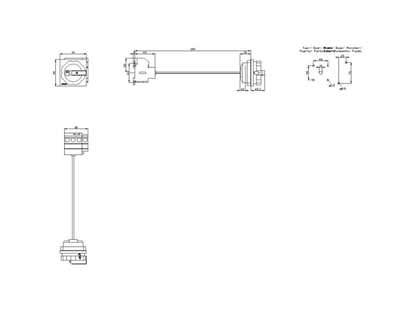 Siemens 3LD2514-1TL53, 4P, IP65, 106 mm, 114 mm, 450 mm, 95 mm