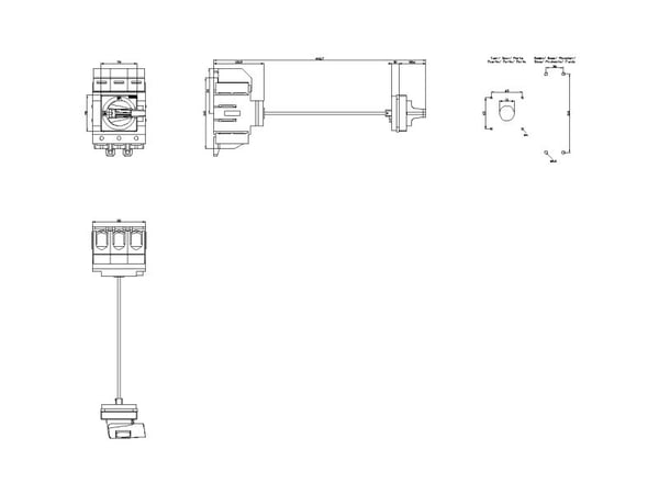 Siemens 3LD5810-0TK13, 3P, IP65, 178 mm, 231 mm, 642 mm, 315 mm