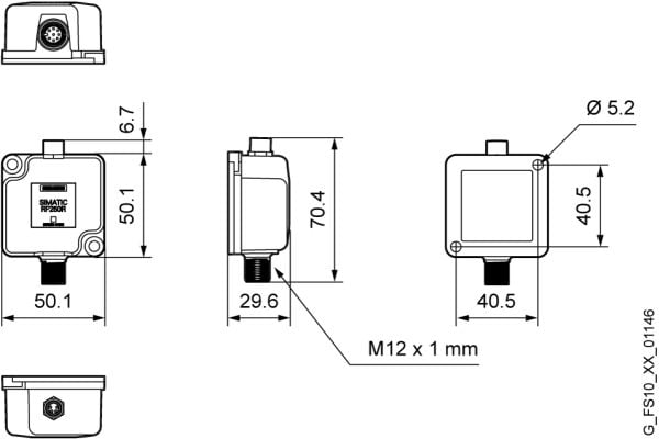 Siemens 6GT2821-5AC10, 30 mm, 90 mm, 23,5 mm, 62 mm, 14 g