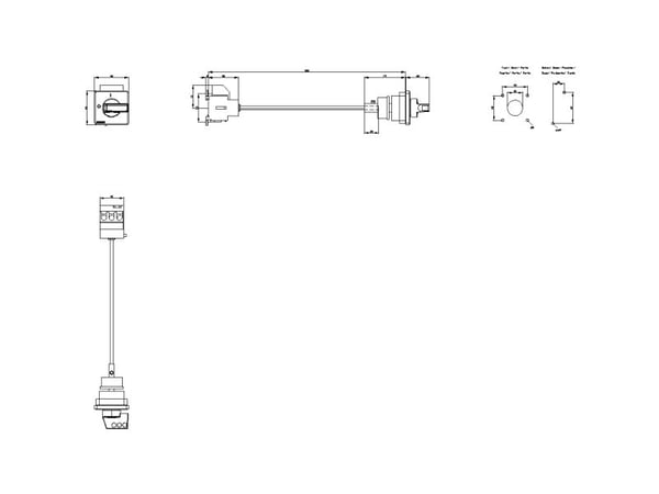 Siemens 3LD2217-0TK11, 3P, IP65, 79 mm, 85 mm, 460 mm, 68 mm