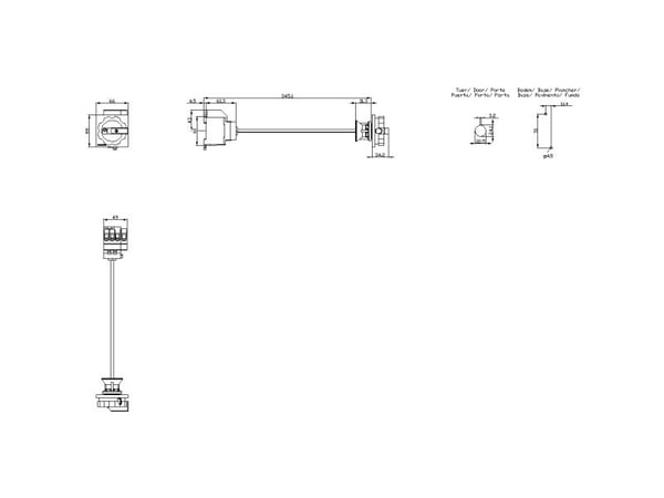 Rød, Gul 4-poletti 16 mm² 63 A 690 V/AC Siemens 3LD34480TL53