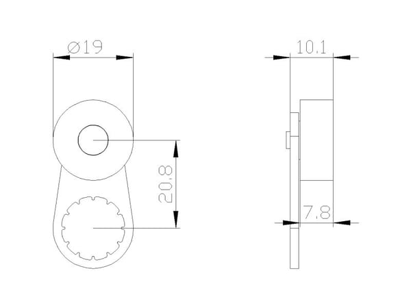 Siemens 3SE5000-0AA32-1AJ0 Svingarm Svingstang, Stang i rostfritt stål, Rustfrit stål rulle 1 stk