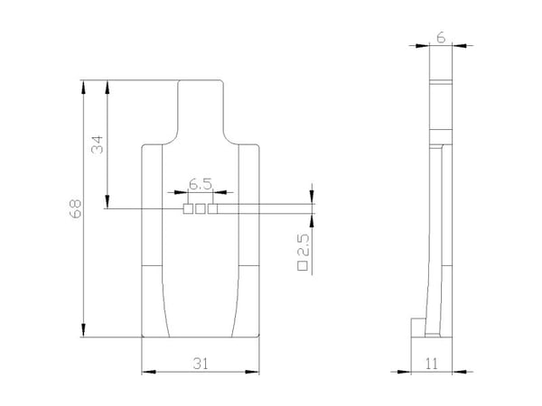 Siemens 3SE5230-3AA00, IP65, 50 mm, 110 mm, 10 mm, 14 g