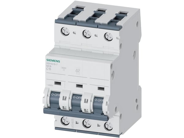 Siemens 5SY43137 5SY4313-7 Ledningssikkerikkerhedsafbryder 13 A 230 V, 400 V