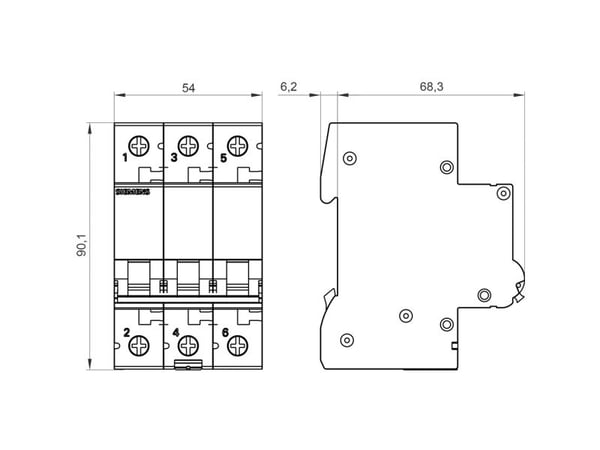 Siemens 5SL6301-7, IP20