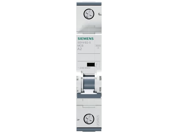 Siemens 5SY41025 5SY4102-5 Ledningssikkerikkerhedsafbryder 2 A 230 V, 400 V