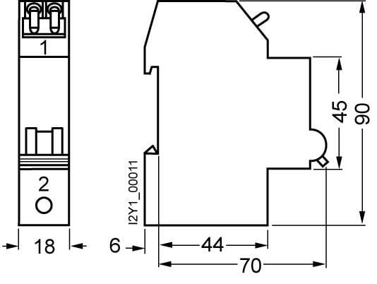 Siemens 5SJ6110-6KS, IP20