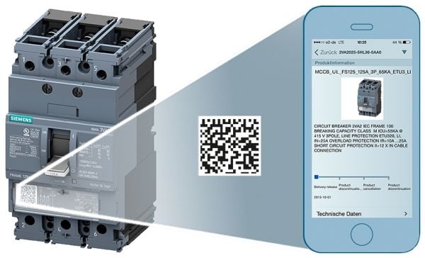 Siemens 3VA5340-1BB61-0AA0 Brytare 1 st Kopplingsspänning (max.): 600 V/AC, 250 V/DC (B x H x D) 138 x 248 x 110 mm
