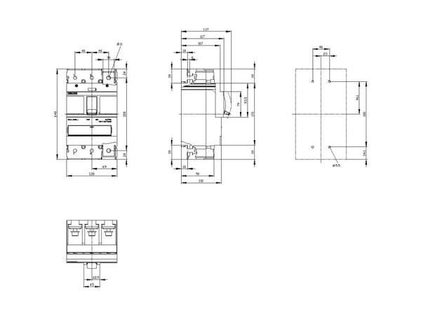 Siemens 3VA1450-6MH32-0AA0, IP40