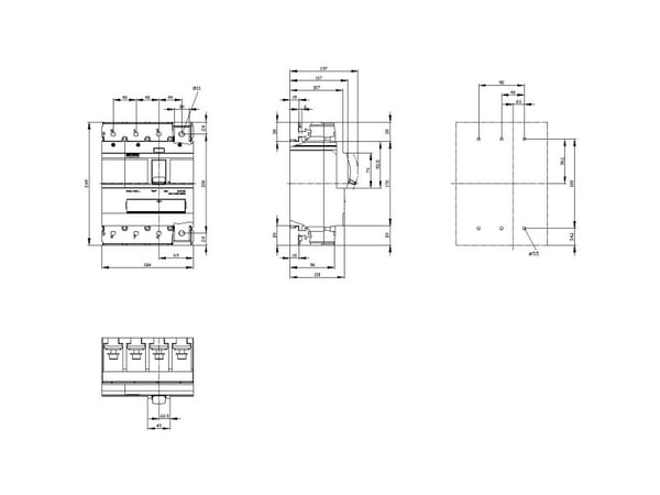 Siemens 3VA1332-4FF42-0AA0, IP40