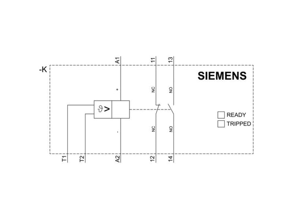 Siemens Termistori-moottorikeskusyksikkö 1 x sluttekontakt, 1 x brydekontakt 1 stk 3RN2010-1CW30