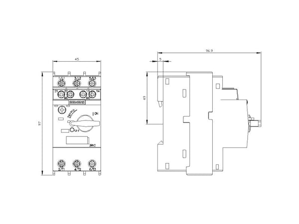 Siemens 3RV2411-4AA15, IP20