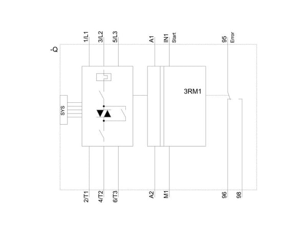 Siemens 3RM1102-1AA04 3RM11021AA04 Directstarter Motorydelse ved 400 V 0,75 kW 24 V/DC Nominel strøm 2,0 A