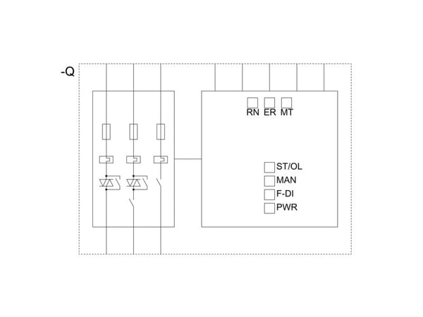 Siemens 3RK1308-0CE00-0CP0 3RK13080CE000CP0 Moottorin käynnistin Moottorin teho 400 V 5,5 kW 500 V Nimellisvirta 12 A