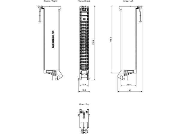 Siemens 6ES7592-1BM00-0XA0 PLC-ohjausjärjestelmä