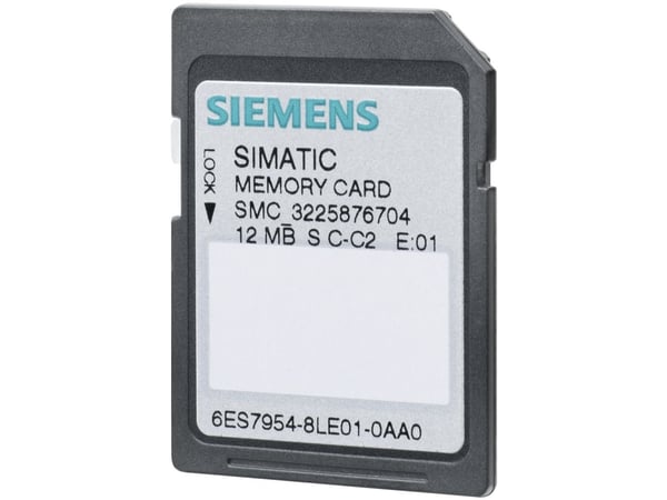 SIMATIC S7, hukommelseskort for S7-1x00 CPU/SINAMICS, 3, 3V Flash, 12 MB