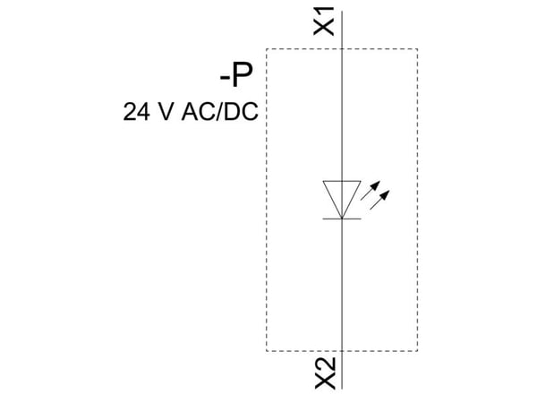 Siemens 3SU1551-1AB20-3AA0 3SU15511AB203AA0 Hållare 3-faldig, med LED-element (B x H) 30 mm x 40 mm 1 st
