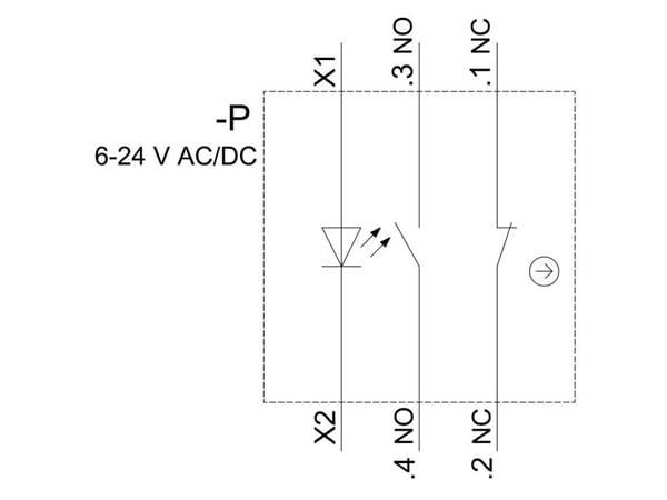Siemens 3SU1501-1AG50-1FA0 Hållare för 3 moduler 1 x brydekontakt, 1 x sluttekontakt Blå 1 stk