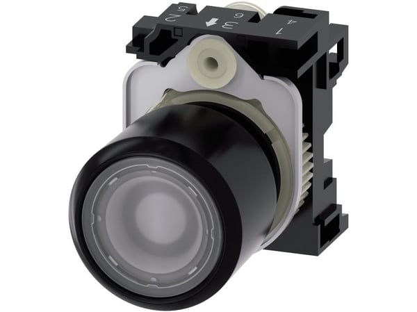 Siemens 3SU1201-0EB70-0AA0 Tryckknapp (Ø x H) 29,5 mm x 40 mm IP66, IP67, IP69/IP69K 1 st