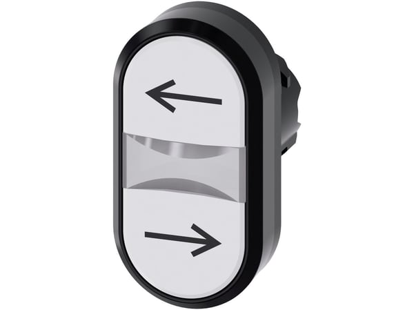 Siemens 3SU10003AB660AM0 3SU1000-3AB66-0AM0 Kaksoispainike (L x K) 29,8 mm x 57,7 mm IP66, IP67, IP69/IP69K 1 kpl 1 kpl