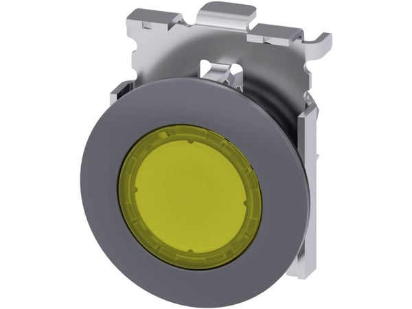 Siemens 3SU10610JA300AA0 3SU1061-0JA30-0AA0 Kevyt painekosketin Naksahdus (Ø x K) 38 mm x 38 mm IP66, IP67, IP69/IP69K 1 kpl 1 kpl
