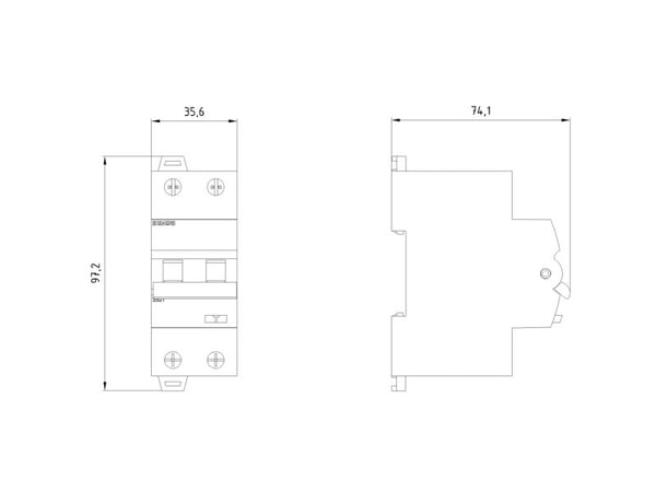 Siemens 5SU1324-7FP06, 10 A, IP20