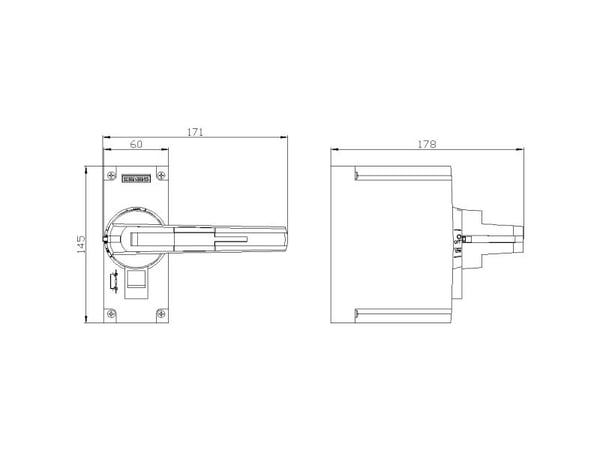 Grå Siemens 3KF94011AA00