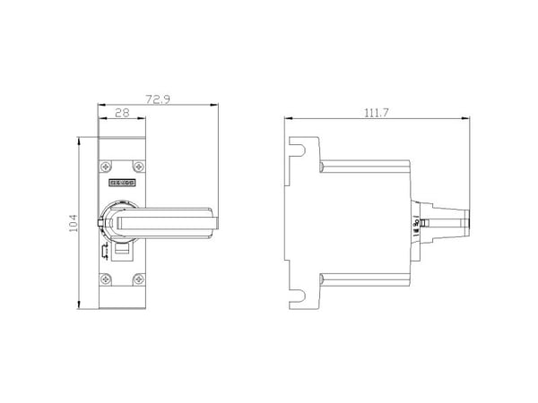 Rød, Gul Siemens 3KF91012AA00
