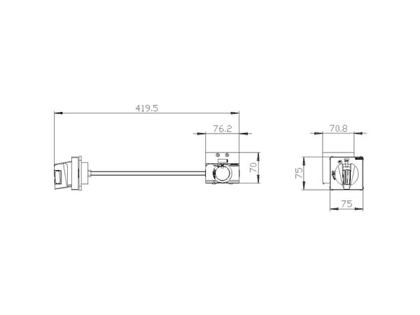 Siemens 3VA9157-0PK11 Effektkontakt-tilbehør 1 stk
