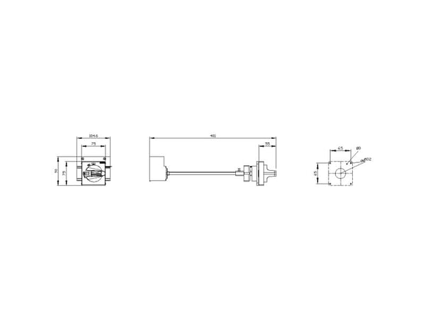 Siemens 3VA9257-0FK23 Oven kytkentäpyörästö 1 kpl (3VA92570FK23)