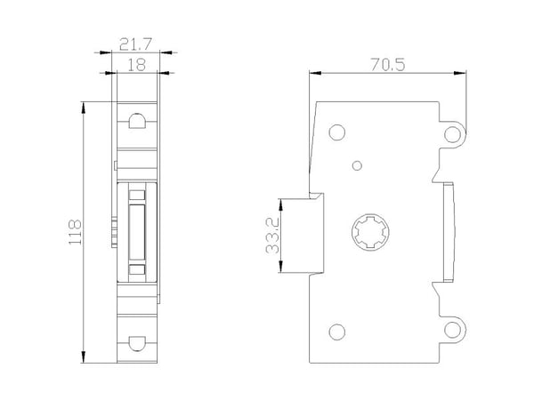 Grå Siemens 3KF91062AA00