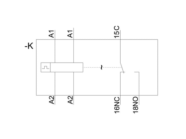 Siemens 3RP2555-2AW30, 100 mm, 36 mm, 109 mm, 126 mm, 129 g