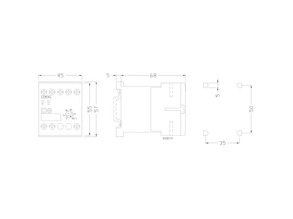 Siemens 3RP2025-1AQ30, 57 mm, 49 mm, 64 mm, 76 mm, 110 g