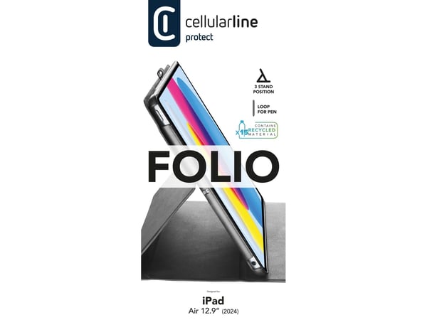 Cellularline 8018080480157, Folio, Apple, iPad 12.9", 32,8 cm (12.9"), 462 g