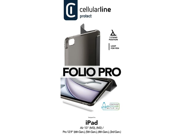 Cellularline 8018080480157, Folio, Apple, iPad 12.9", 32,8 cm (12.9"), 462 g
