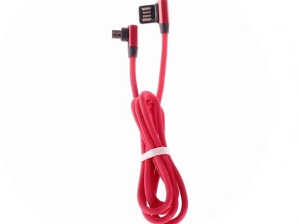 USB-kabel Libox USB-A till microUSB 1 m röd (LB0149)