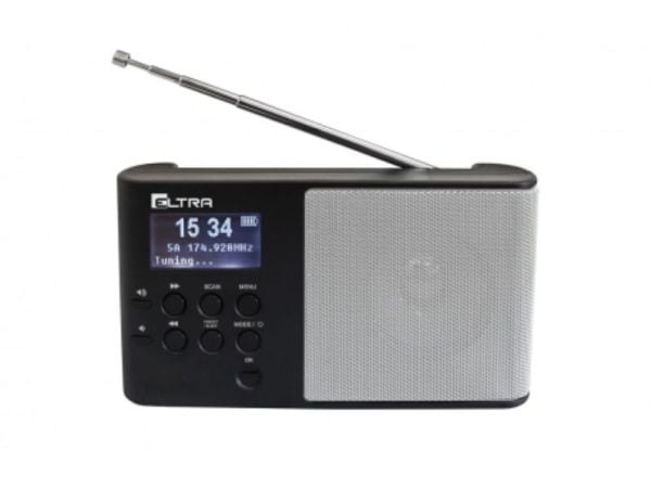 ELTRA ULA DAB+ silver radio med LCD-display