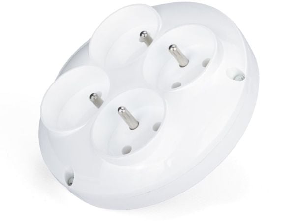 Montis Pyöreä nelinkertainen R-41 maadoitettu jakotukki MT061 Montis
