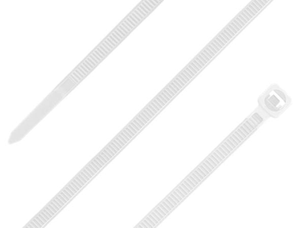 Montis valkoiset kaapelinsiteet 2.5x200mm MT140 /100kpl