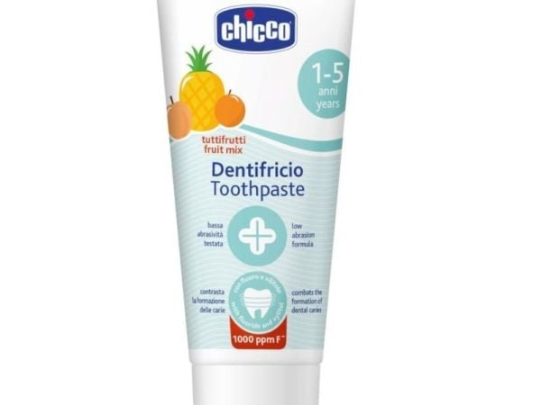 CHICCO_Toothpaste Tannkrem med fluorid 1000ppm multifruktsmak 1-5l 50ml